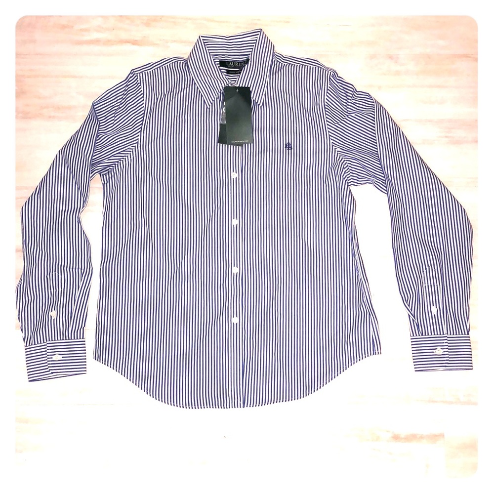 Lauren/ Ralph Lauren- Non Iron Long Sleeve Shirt
